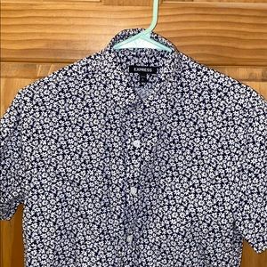 Flower Daisy Button-Up Shirt